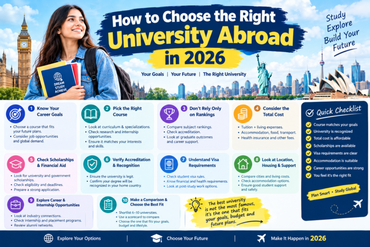 How to Choose the Right University Abroad in 2026